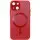 Чехол TPU+Glass Sapphire Midnight with MagSafe для Apple iPhone 15 (6.1") Красный / Red