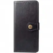 Кожаный чехол-книжка GETMAN Gallant (PU) для Samsung Galaxy A51 Черный