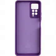 Чехол Silicone Cover Lakshmi Full Camera (A) для Xiaomi Redmi Note 11 Pro 4G/5G / 12 Pro 4G, Фиолетовый / Purple