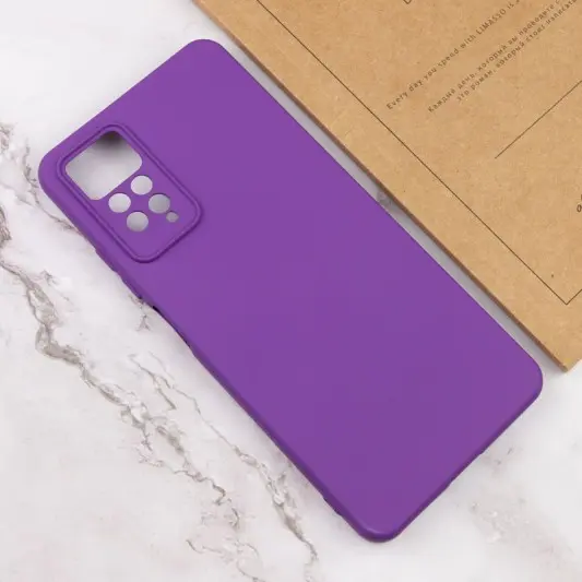 Чехол Silicone Cover Lakshmi Full Camera (A) для Xiaomi Redmi Note 11 Pro 4G/5G / 12 Pro 4G Фиолетовый / Purple - изображение 3