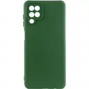 Чохол Silicone Cover Lakshmi Full Camera (A) для Samsung Galaxy M33 5G, Зелений / Dark green