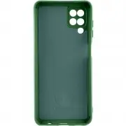 Чохол Silicone Cover Lakshmi Full Camera (A) для Samsung Galaxy M33 5G, Зелений / Dark green