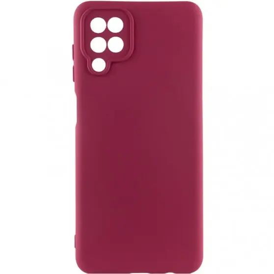 Чохол Silicone Cover Lakshmi Full Camera (A) для Samsung Galaxy M33 5G Бордовий / Marsala
