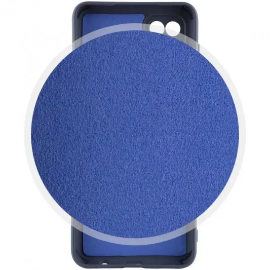 Чехол Silicone Cover Lakshmi Full Camera (A) для Samsung Galaxy M33 5G Синий / Midnight Blue - изображение 2