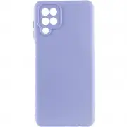 Чохол Silicone Cover Lakshmi Full Camera (A) для Samsung Galaxy M33 5G Бузковий / Dasheen