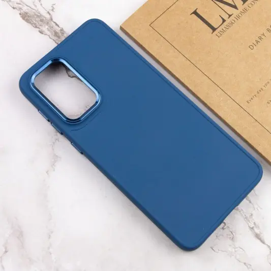 TPU чехол Bonbon Metal Style для Samsung Galaxy A53 5G Синий / Denim Blue - изображение 3