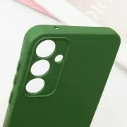Чехол Silicone Cover Lakshmi Full Camera (A) для Samsung Galaxy A34 5G, Зеленый / Dark green