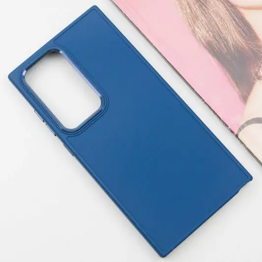 TPU чохол Bonbon Metal Style для Samsung Galaxy S23 Ultra Синій / Denim Blue - зображення 2 