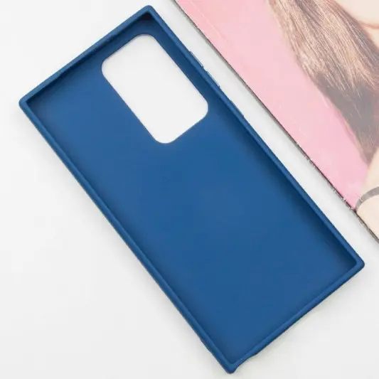 TPU чохол Bonbon Metal Style для Samsung Galaxy S23 Ultra Синій / Denim Blue - зображення 3 
