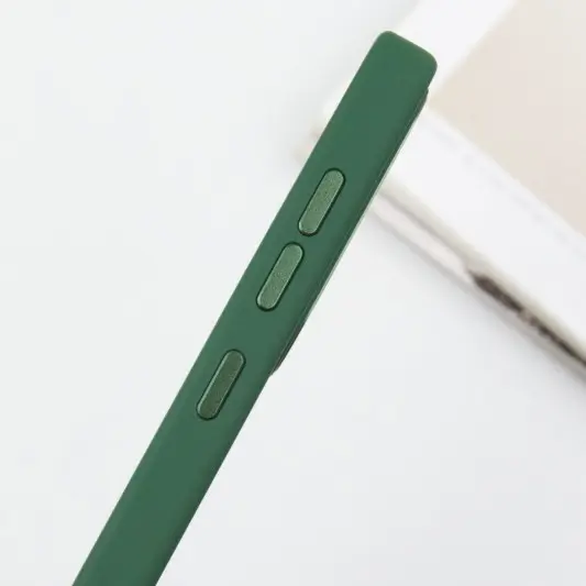 TPU чехол Bonbon Metal Style для Samsung Galaxy S23+ Зеленый / Army green - изображение 5