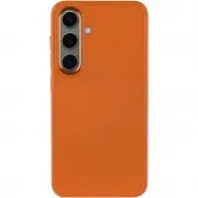 TPU чохол Bonbon Metal Style для Samsung Galaxy S23+, Помаранчевий / Papaya