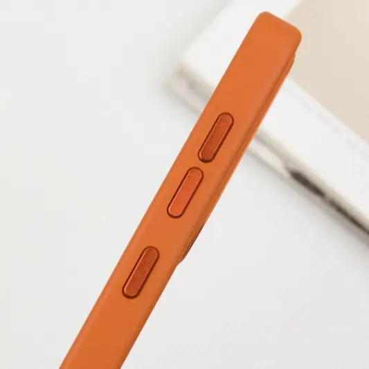TPU чохол Bonbon Metal Style для Samsung Galaxy S23+ Помаранчевий / Papaya - зображення 4 