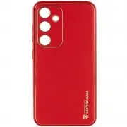 Кожаный чехол Xshield для Samsung Galaxy S23 Красный / Red