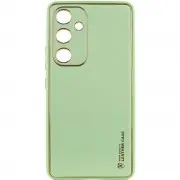 Кожаный чехол Xshield для Samsung Galaxy S23 Зеленый / Pistachio