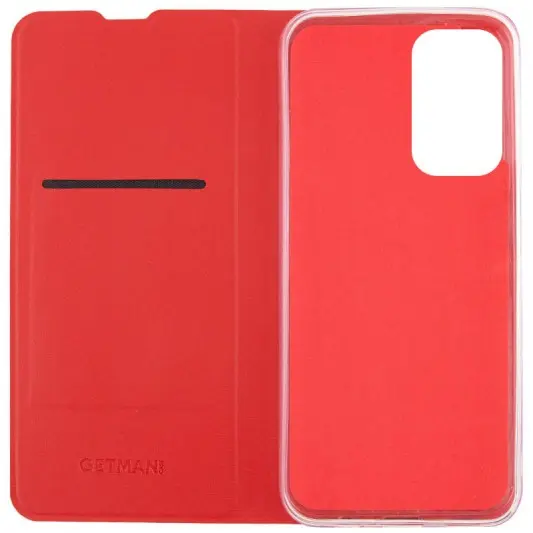 Кожаный чехол-книжка GETMAN Elegant (PU) для Samsung Galaxy M33 5G Красный - изображение 5