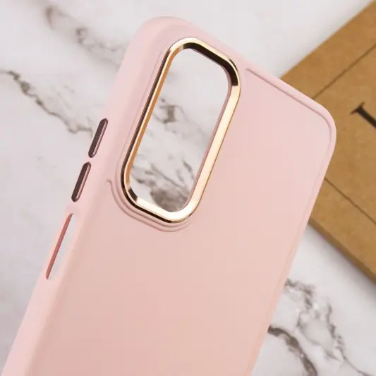 TPU чохол Bonbon Metal Style для Samsung Galaxy A54 5G Рожевий / Light pink - зображення 4 