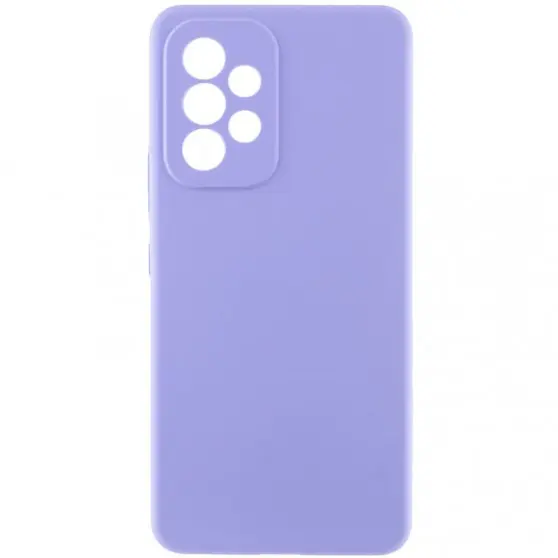 Чехол Silicone Cover Lakshmi Full Camera (AAA) для Samsung Galaxy A33 5G Сиреневый / Dasheen