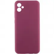 Чехол Silicone Cover Lakshmi Full Camera (AAA) для Samsung Galaxy A04e Бордовый / Plum