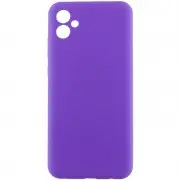 Чохол Silicone Cover Lakshmi Full Camera (AAA) для Samsung Galaxy A04e, Фіолетовий / Amethyst