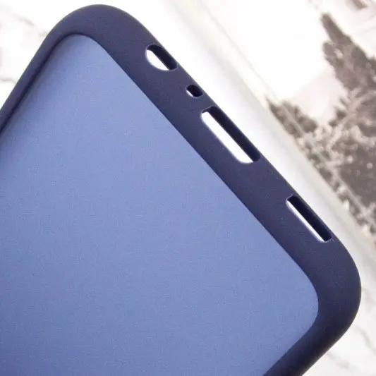 Чехол TPU+PC Lyon Frosted для Samsung Galaxy A04e Navy Blue - изображение 5