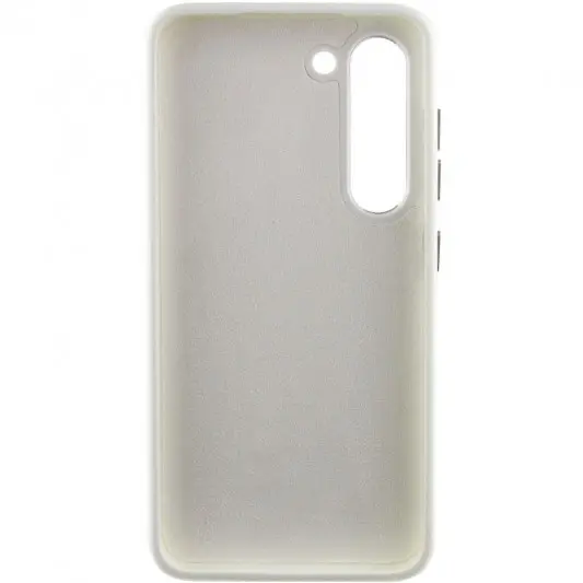 Шкіряний чохол Bonbon Leather Metal Style для Samsung Galaxy S22+ Білий / White - зображення 2 