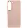 Шкіряний чохол Bonbon Leather Metal Style для Samsung Galaxy S22+ Рожевий / Light pink