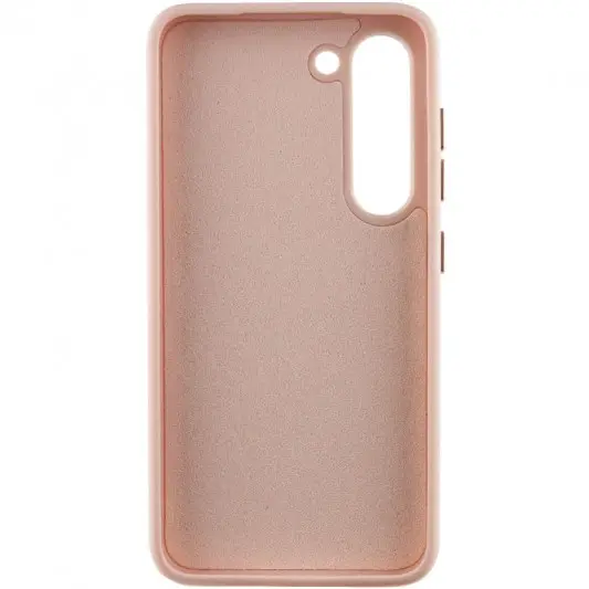 Шкіряний чохол Bonbon Leather Metal Style для Samsung Galaxy S22+ Рожевий / Light pink - зображення 2 