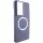 TPU чохол Bonbon Metal Style with MagSafe для Samsung Galaxy S22 Ultra Сірий / Lavender