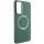 TPU чохол Bonbon Metal Style with MagSafe для Samsung Galaxy S23 Зелений / Army Green