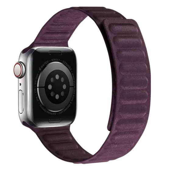 Ремешок FineWoven (AAA) для Apple Watch 38/40/41/42mm(ser.10) Mulberry