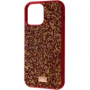 TPU чехол Bling World Rock Diamond для Apple iPhone 15 Pro Max (6.7") Красный