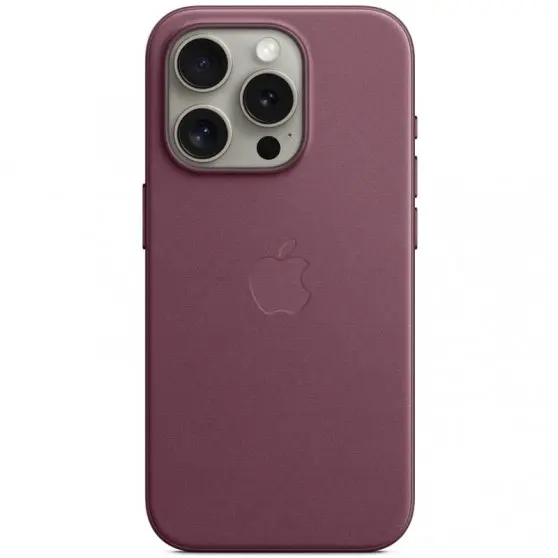 Чохол FineWoven (AAA) with MagSafe для iPhone 15 Pro Max, (Mulberry)
