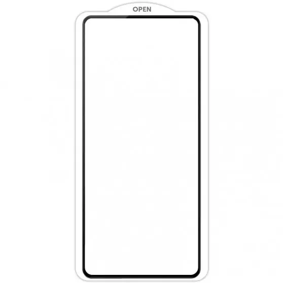 Защитное стекло SKLO 5D (тех.пак) для Realme 11 4G Черный / Белая подложка