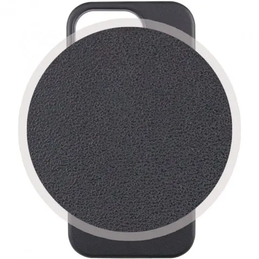 Кожаный чехол Leather Case (AAA) with MagSafe and Animation для Apple iPhone 13 Pro Max (6.7") Midnight - изображение 1