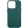 Кожаный чехол Leather Case (AAA) with MagSafe and Animation для Apple iPhone 14 Pro Max (6.7") Forest Green