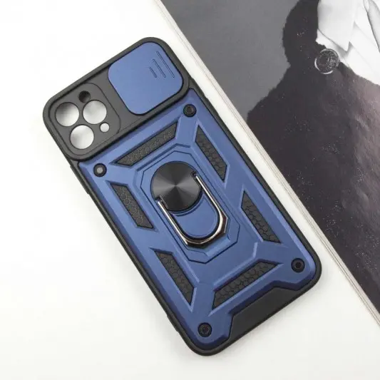 Удароміцний чохол Camshield Serge Ring для Apple iPhone 11 Pro Max (6.5"), Синій - зображення 2 