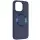 TPU чехол Bonbon Metal Style with MagSafe для Apple iPhone 15 (6.1") Синий / Cosmos Blue