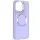 TPU чехол Bonbon Metal Style with MagSafe для Apple iPhone 15 (6.1") Сиреневый / Dasheen