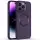 TPU чехол Bonbon Metal Style with MagSafe для Apple iPhone 15 Pro (6.1") Фиолетовый / Dark Purple