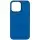 Кожаный чехол Bonbon Leather Metal Style with MagSafe для Apple iPhone 15 (6.1") Синий / Indigo