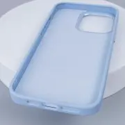 Шкіряний чохол Bonbon Leather Metal Style with MagSafe Apple iPhone 15 Pro Max (6.7"), Блакитний / Mist blue