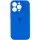 Чехол Silicone Case Full Camera Protective (AA) для Apple iPhone 15 Pro Max (6.7") Синий / Capri Blue