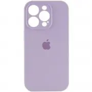 Чехол Silicone Case Full Camera Protective (AA) для Apple iPhone 15 Pro Max (6.7") Сиреневый / Lilac