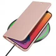 Чехол-книжка Dux Ducis с карманом для визиток для Apple iPhone 15 Pro Max (6.7"), Rose Gold