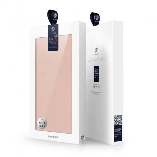 Чехол-книжка Dux Ducis с карманом для визиток для Apple iPhone 15 Pro Max (6.7"), Rose Gold - изображение 5