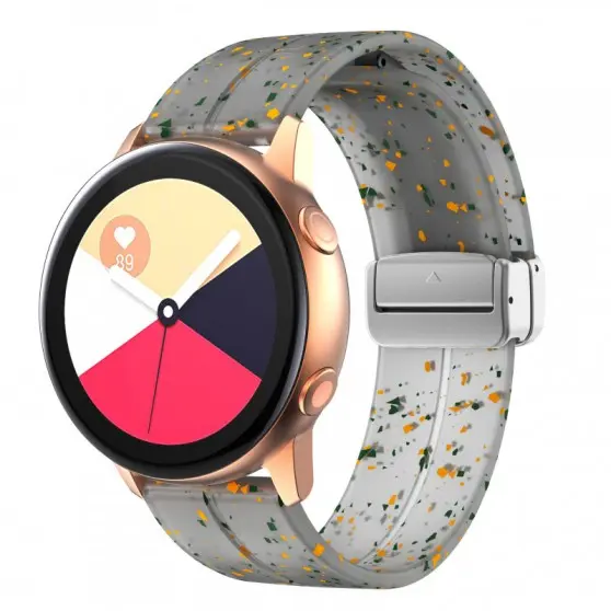 Силіконовий ремінець Splash для Smart Watch 20mm Gray