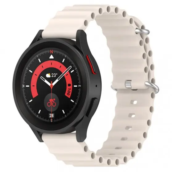 Ремінець Ocean Band для Smart Watch 22mm Бежевий / Antique White