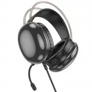 Накладні навушники Hoco W109 Plus Rich USB7.1 channel gaming, Black