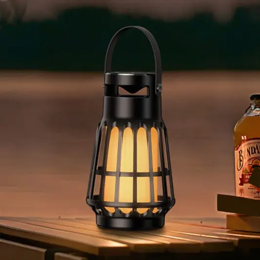 Bluetooth Колонка Hoco BS61 Wild fun outdoor campinh light Magic black night - изображение 1