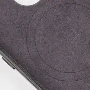 Кожаный чехол Leather Case (AAA) with MagSafe and Animation для Apple iPhone 13 Pro (6.1"), Midnight